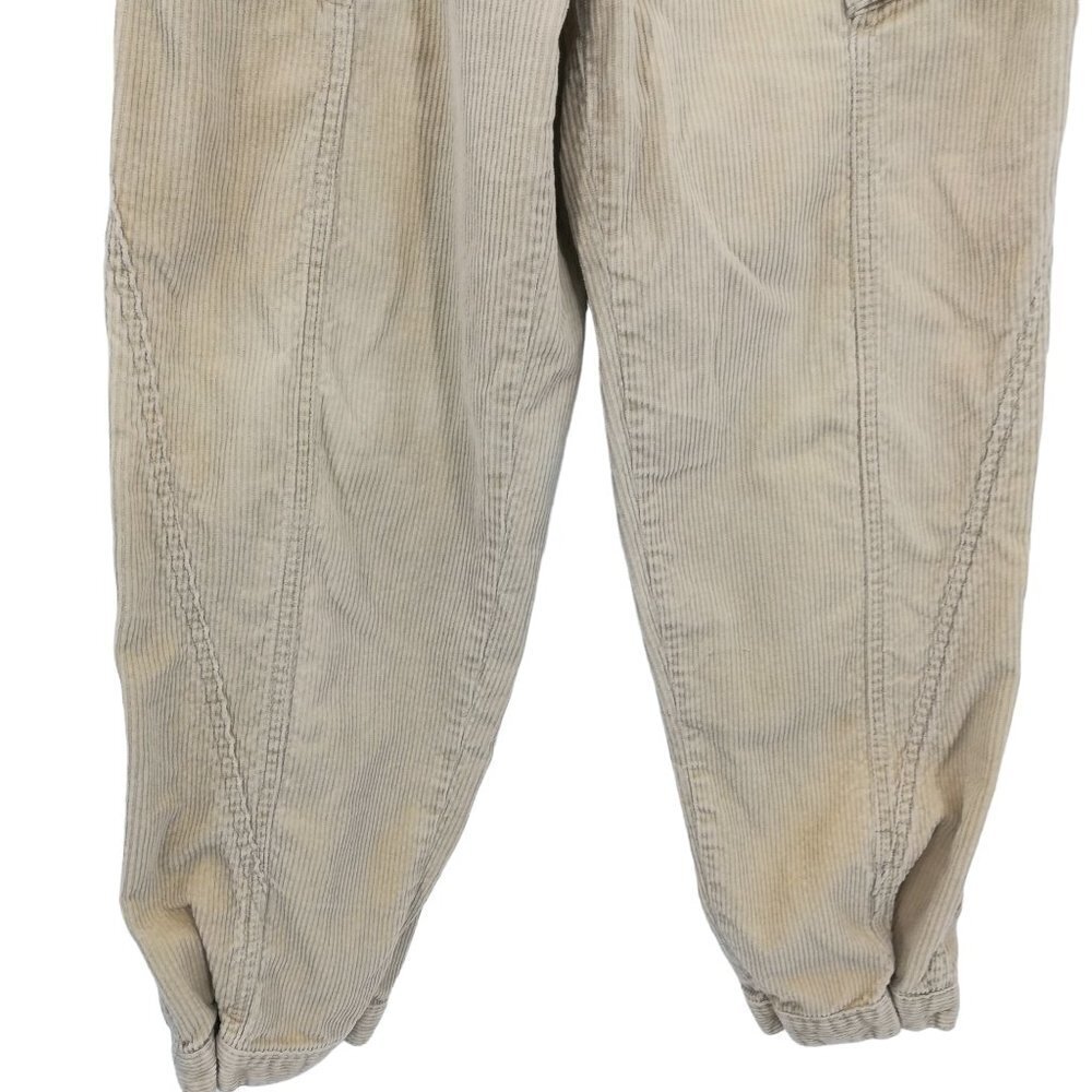 Vintage Unionbay Corduroy Tapered Jogger Pants Size 14 90s 80s Harem Snap Ankle - Picture 5 of 12